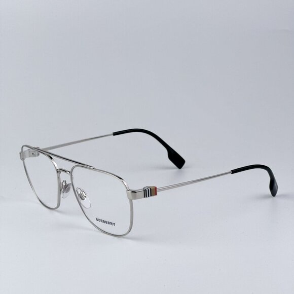 Burberry BE1377 MICHAEL 1005 BRAND NEW Eyeglasses Silver Demo Square Unisex - Picture 5 of 12